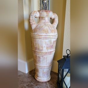 Terracotta Mexican Pottery Vase